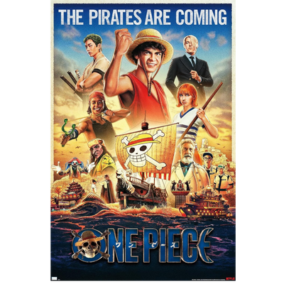 ONE PIECE NETFLIX The Pirates Are Coming Poster
