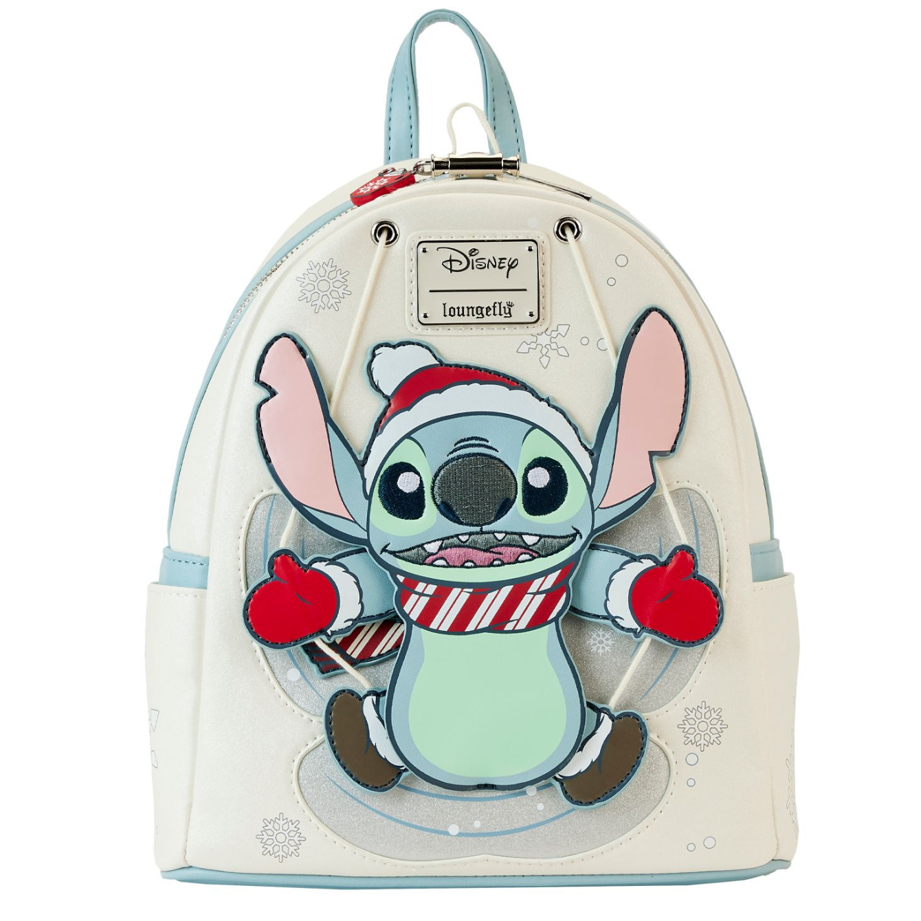 Loungefly Disney Stitch Snow Angel Cosplay Mini Backpack