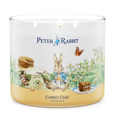 PETER RABBIT - CARROT CAKE LARGE 3-WICK CANDLE