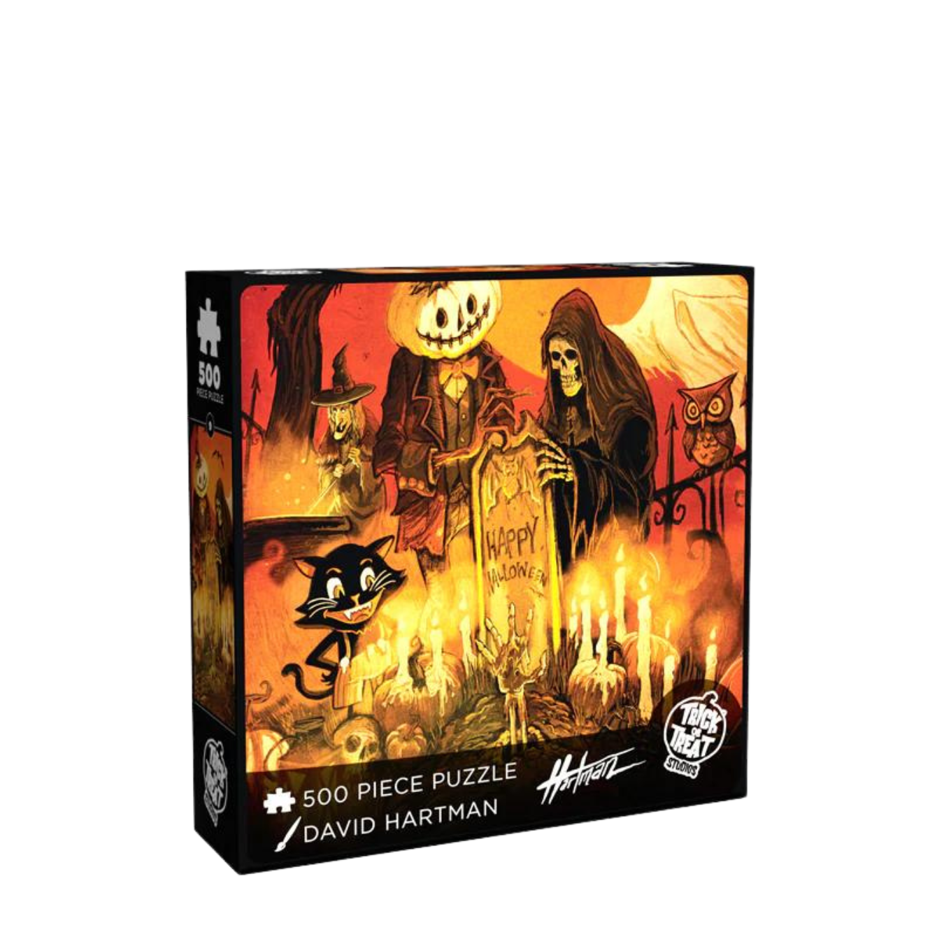 PRE-ORDER HALLOWEEN AT THE CEMETERY 500 PIECE JIGSAW PUZZLE