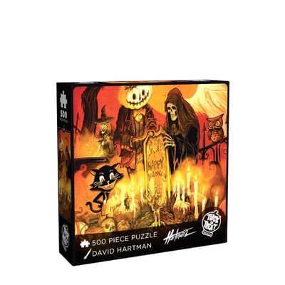 PRE-ORDER HALLOWEEN AT THE CEMETERY 500 PIECE JIGSAW PUZZLE