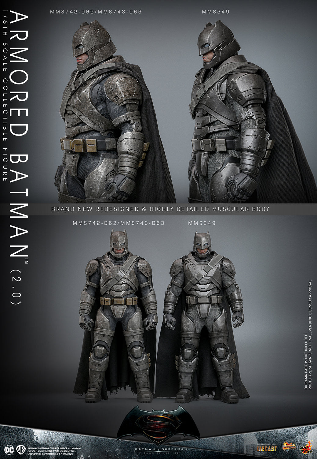 PRE-ORDER Armored Batman (2.0) Sixth Scale Figure
