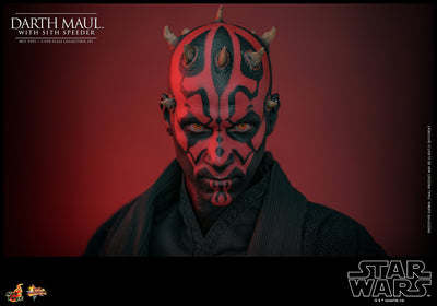 PRE-ORDER Darth Maul with Sith Speeder Sixth Scale Figure Set