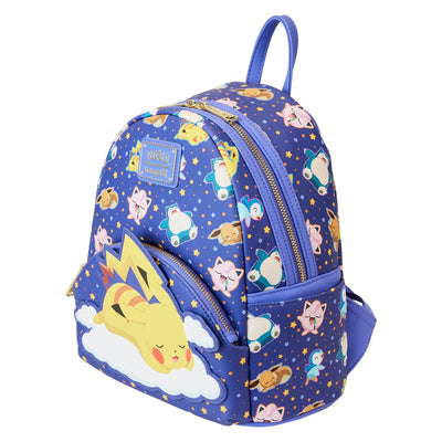 Loungefly Pikachu Sleeping and Friends Mini Backpack