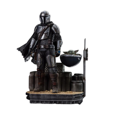 PRE-ORDER The Mandalorian Din Djarin and Grogu 1/10 Art Scale Limited Edition Statue
