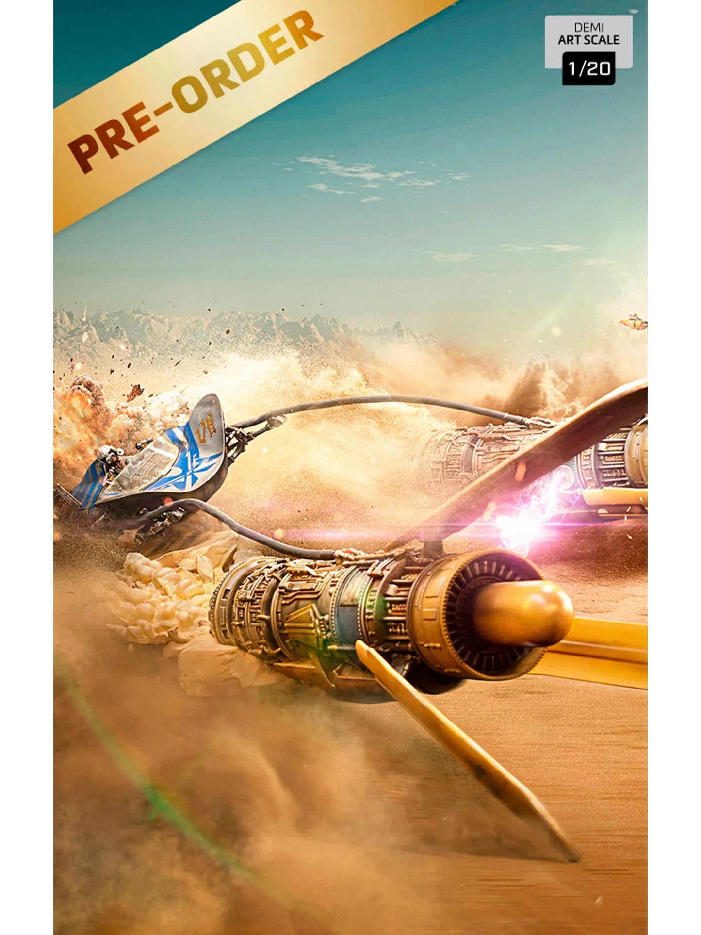 PRE-ORDER - Anakin's Pod Racer - Star Wars - Demi Art Scale 1/20 - Iron Studios