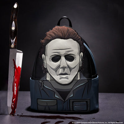 Halloween Michael Myers Mask Cosplay Mini Backpack