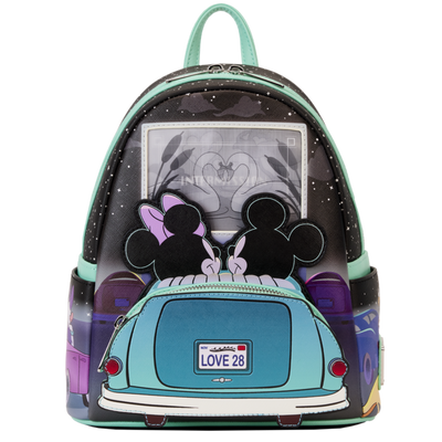 Mickey & Minnie Date Night Drive-In Lenticular Mini Backpack