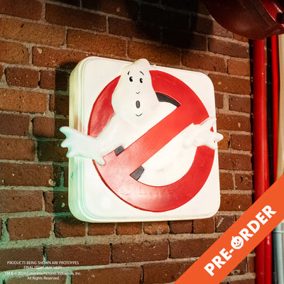 PRE-ORDER GHOSTBUSTERS - NO GHOST LIGHT-UP SIGN