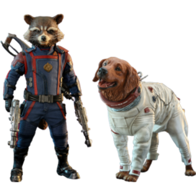PRE-ORDER Rocket and Cosmo Sixth Scale Figure Set