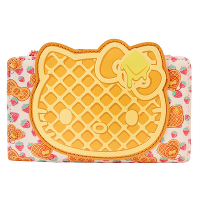Loungefly Sanrio Hello Kitty Breakfast Waffle Flap Wallet