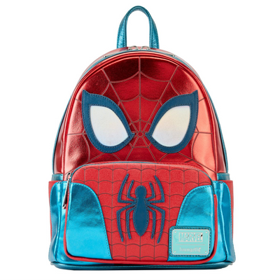 Loungefly Marvel Shine Spiderman Cosplay Mini Backpack