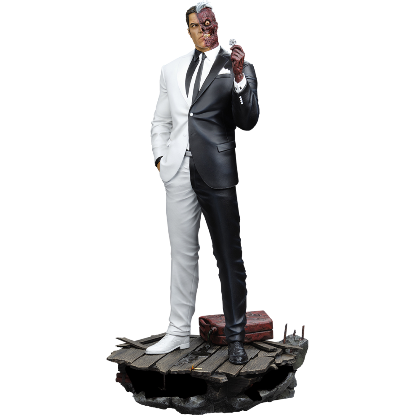 PRE-ORDER Two-Face Sixth Scale Maquette
