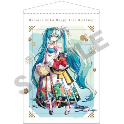 Discontinued Hatsune Miku: B2 Tapestry Birthday Kansai Enjoy