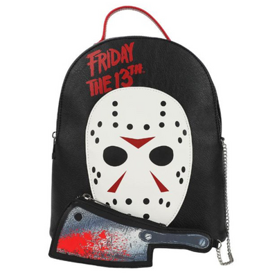 FRIDAY THE 13TH JASON MASK MINI BACKPACK & KNIFE COIN PURSE
