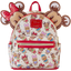 Loungefly Disney Mickey and Friends Gingerbread Cookie AOP Mini Backpack