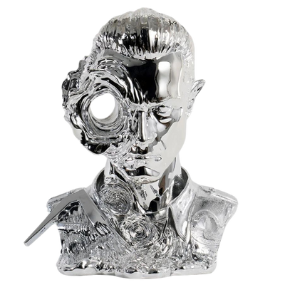T-1000 ART MASK (LIQUID METAL) Life-Size Bust by PureArts
