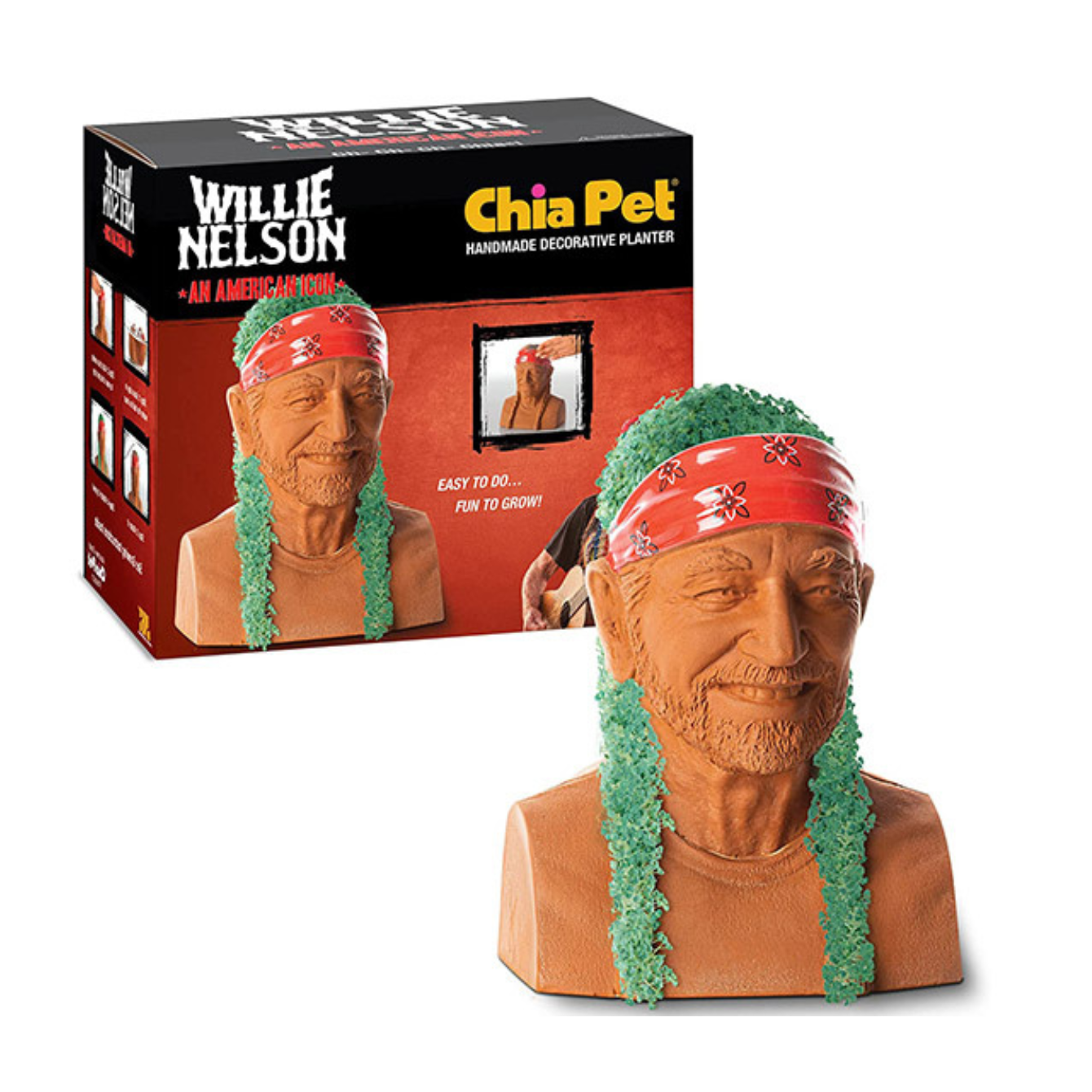 Willie Nelson Chia Pet