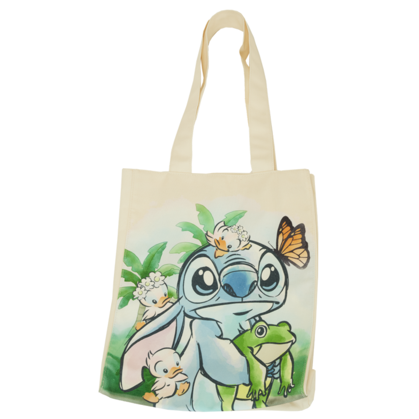 Stitch Springtime Daisy Canvas Tote Bag