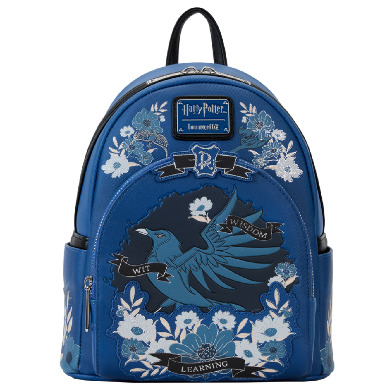 Harry Potter Ravenclaw House Floral Tattoo Mini Backpack