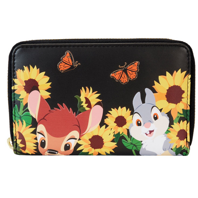PRE-ORDER Disney Bambi Sunflower Friends Zip Around Wallet