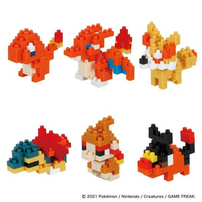 Pokémon Type Fire Set 1 "Pokémon", Nanoblock mininano Series