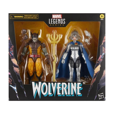 Wolverine 50th Anniversary Marvel Legends Wolverine and Lilandra Neramani Two-Pack