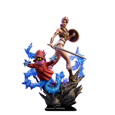 PRE-ORDER Statue Teela and Orko Deluxe - Masters of the Universe - Art Scale 1/10 - Iron Studios