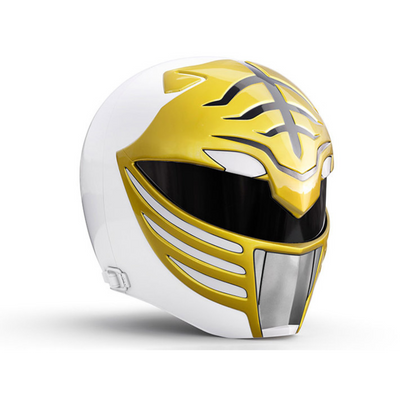 Mighty Morphin Power Rangers Lightning Collection White Ranger 1:1 Scale Wearable Helmet