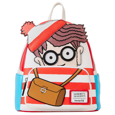 Loungefly Wheres Waldo Cosplay Mini Backpack