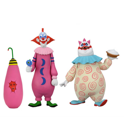 Killer Klowns from Outer Space 6” Scale Action Figures – Toony Terrors Slim and Chubby 2 pack