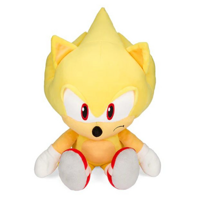 SONIC THE HEDGEHOG 16" HUGME PLUSH WITH SHAKE ACTION - SUPER SONIC