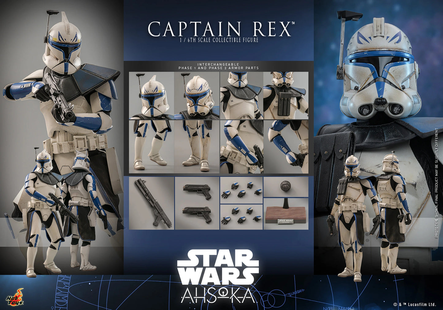 PRE-ORDER CAPTAIN REX™ Sixth Scale Figure by Hot Toys