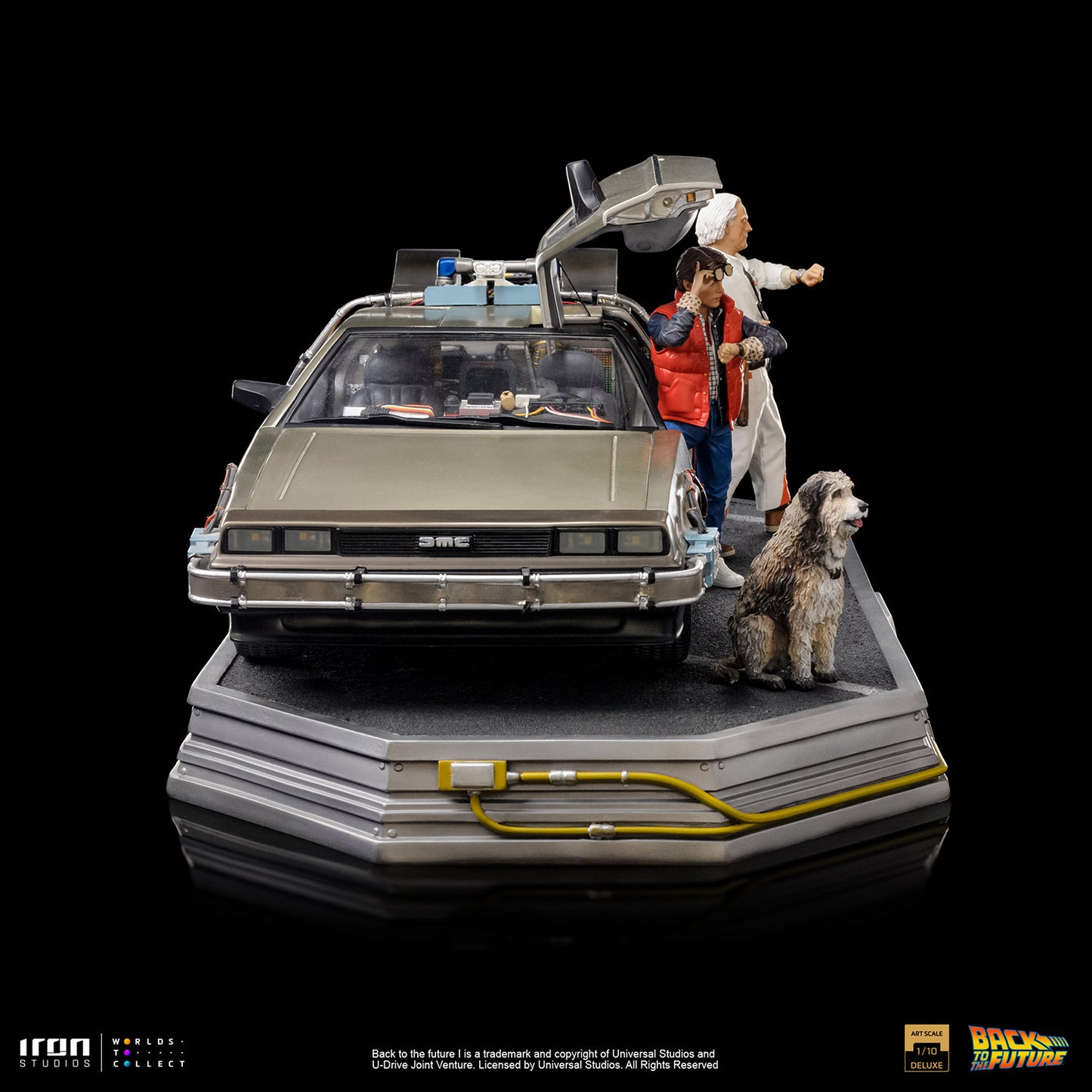 PRE-ORDER DeLorean Full Set 1:10 Scale Statue
