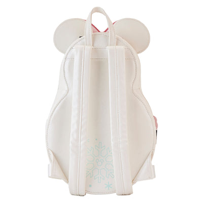 PRE-ORDER Loungefly Disney Minnie Pastel Figural Snowman Mini Backpack