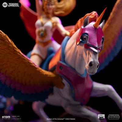 PRE-ORDER Masters of the Universe Battle Diorama Series She-Ra and Swift Wind 1/10 Art Scale Limited Edition Statue