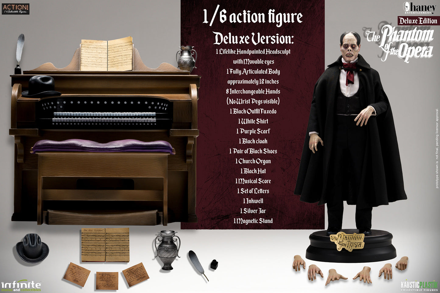 PRE-ORDER Lon Chaney as Phantom of the Opera Deluxe Sixth Scale Figure
