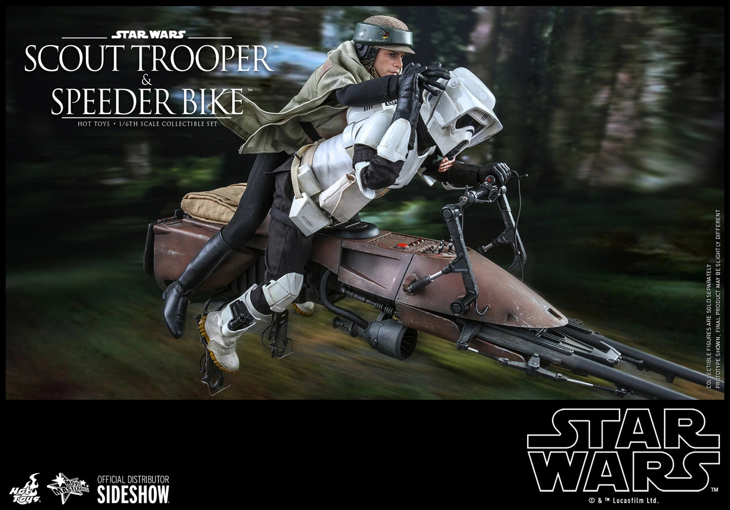 SCOUT TROOPER™ AND SPEEDER BIKE™ Sixth Scale Figure Set by Hot Toys