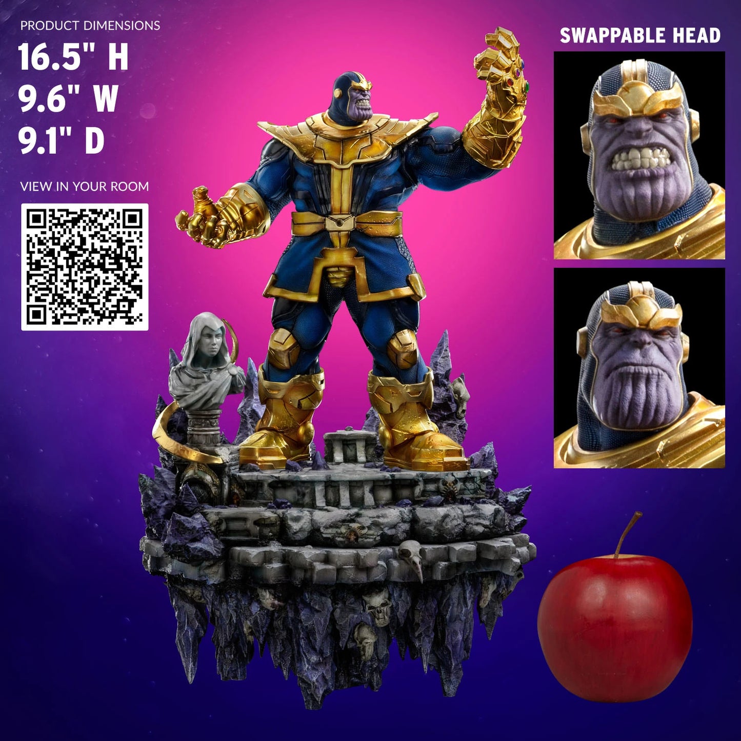 PRE-ORDER THANOS DELUXE 1:10 Scale Statue by Iron Studios