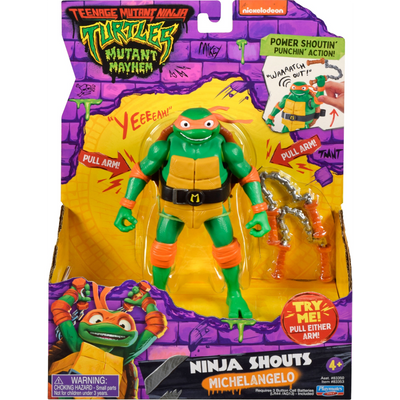Teenage Mutant Ninja Turtles: Mutant Mayhem: Michelangelo: Action Figure with Audio