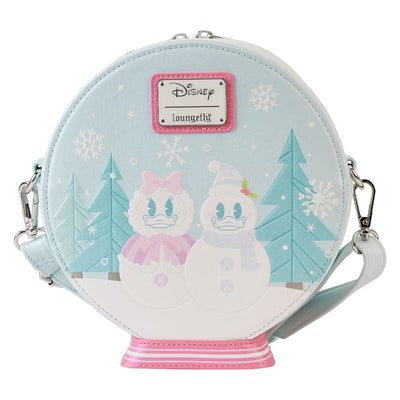 PRE-ORDER Loungefly Disney Minnie and Friends Winter Snowglobe Crossbody