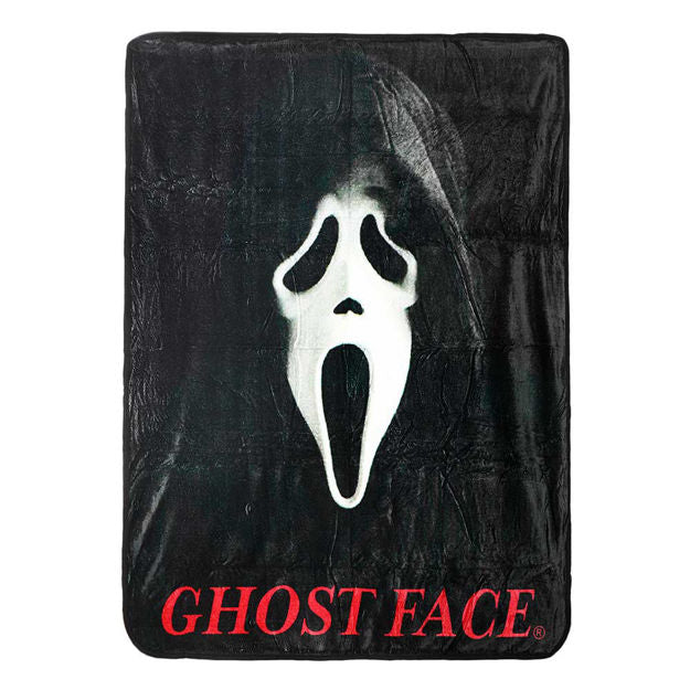 Ghost Face Fleece Throw Blanket