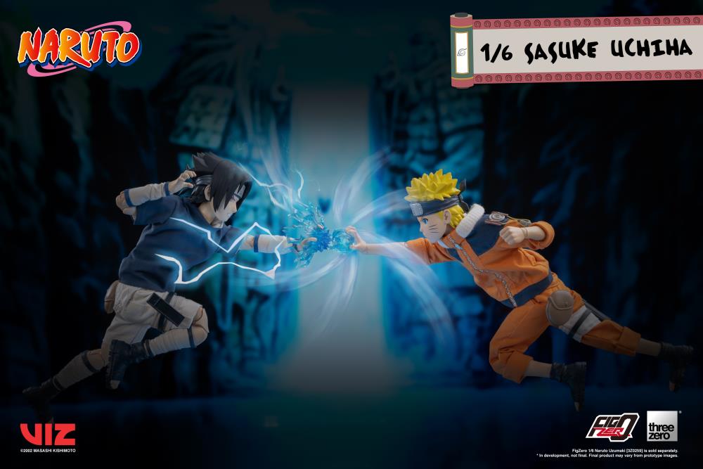 Naruto FigZero Sasuke Uchiha 1/6 Scale Collectible Figure – Replay