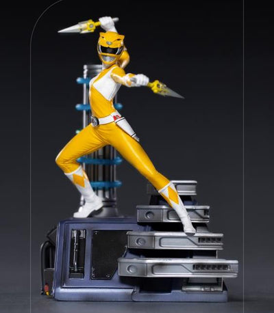 Mighty Morphin Power Rangers Battle Diorama Series Yellow Ranger 1/10 Scale Limited Edition Statue