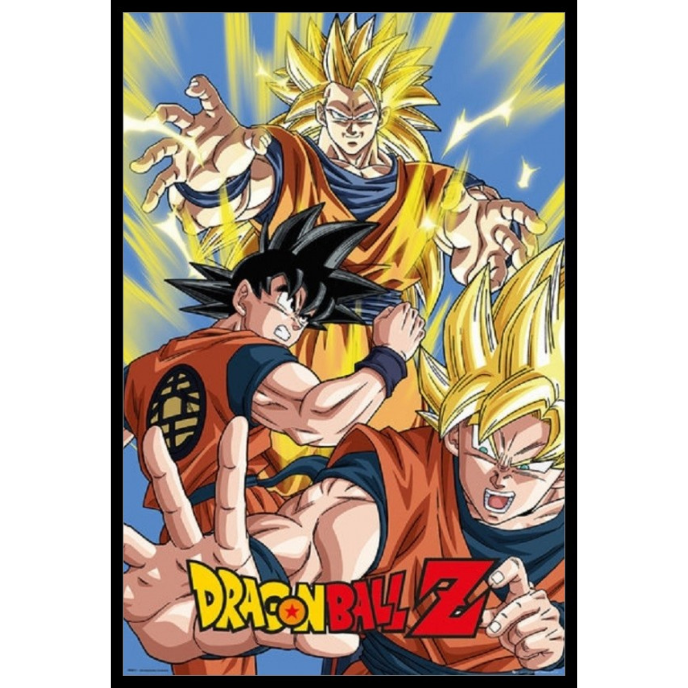 Dragon Ball Z Goku Fight Poster