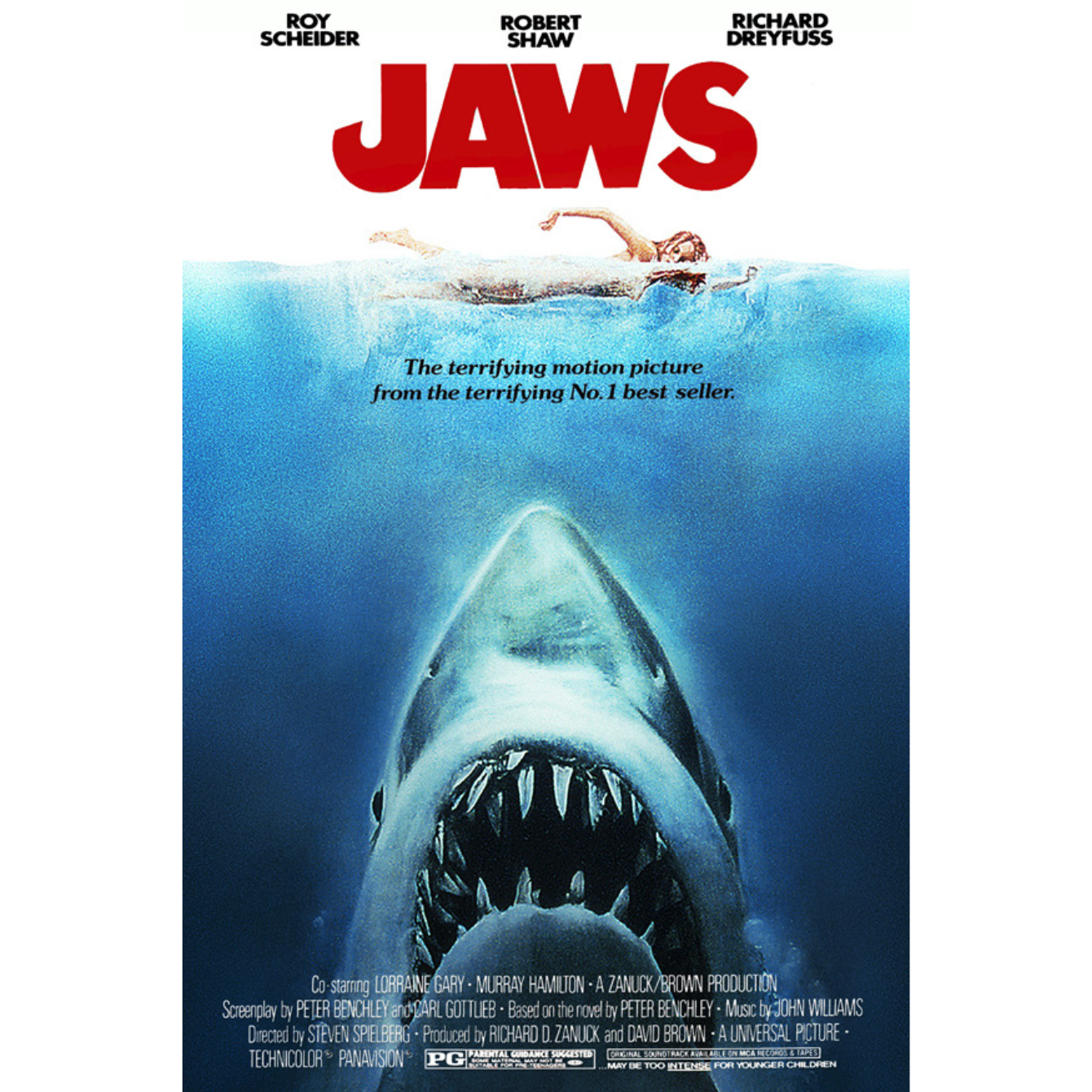 Jaws Detail Poster