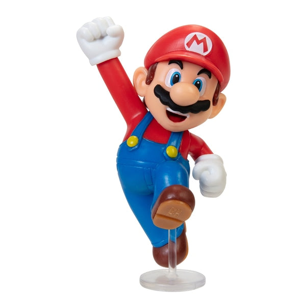 World of Nintendo Super Mario Wave 27 Mario 2.5-Inch Mini Figure [Jumping]