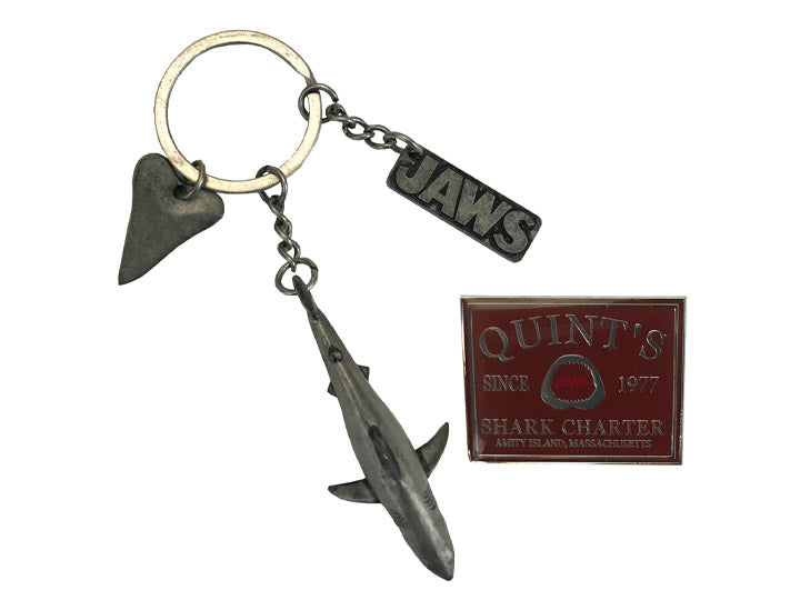 Jaws CHS Keychain & Pin Set BY FACTORY ENTERTAINMENT - BRAND JAWS
