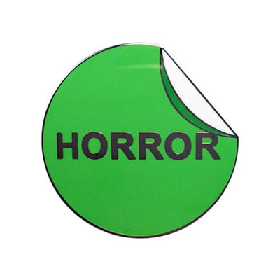 Creepy Co. VHS Horror Label Enamel Pin