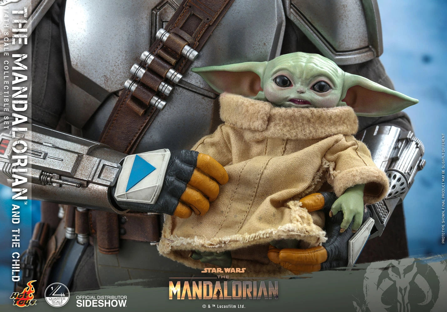 The Mandalorian and The Child Collectible Set by Hot Toys
